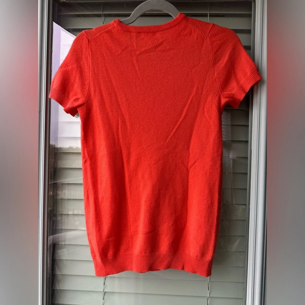 J. Crew Cashmere Short Sleeved Sweater Top